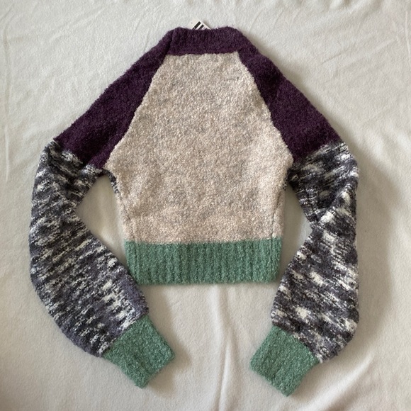 Super a cool Knit Cropped Longsleeve Sweater - Picture 5 of 6